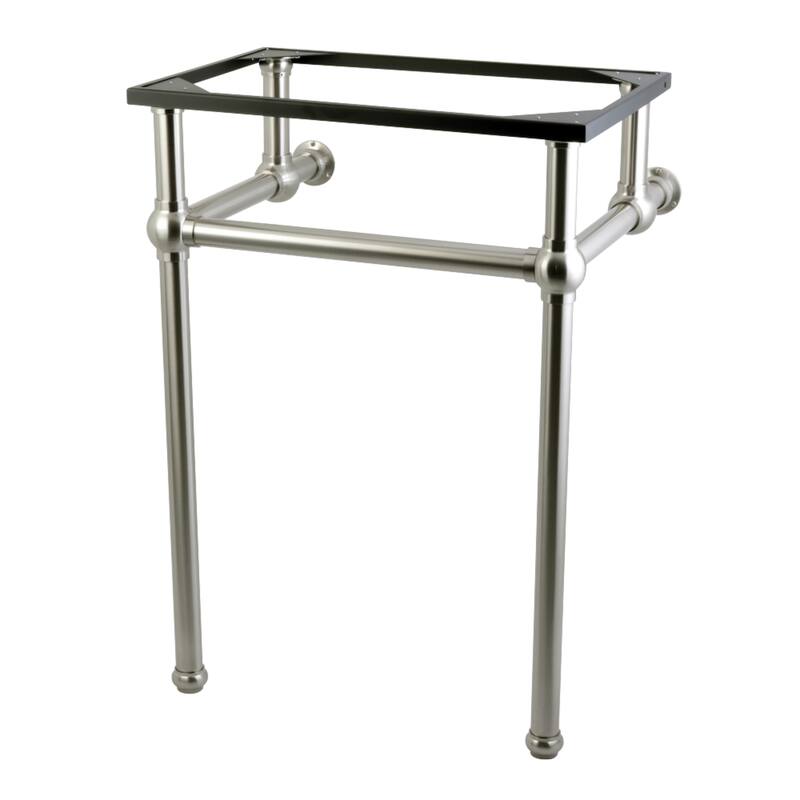 Kingston Brass Templeton Brass Console Sink Legs - Brushed Nickel