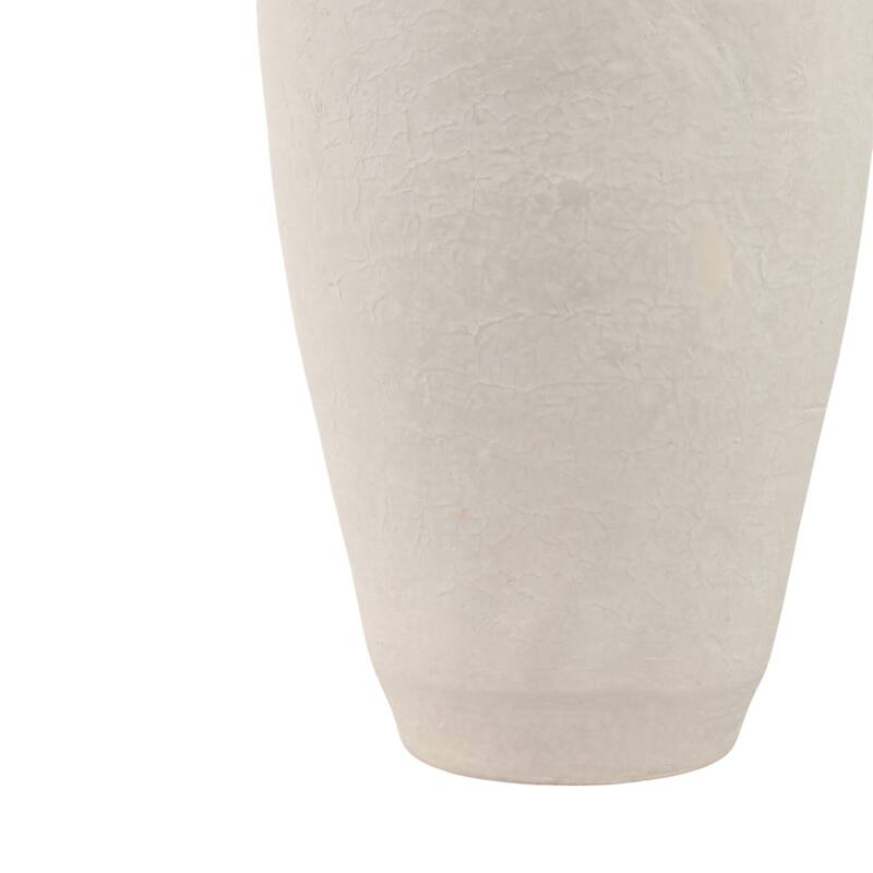 Terracotta Vase Casual Style Decorative Office Bedroom - 18" White