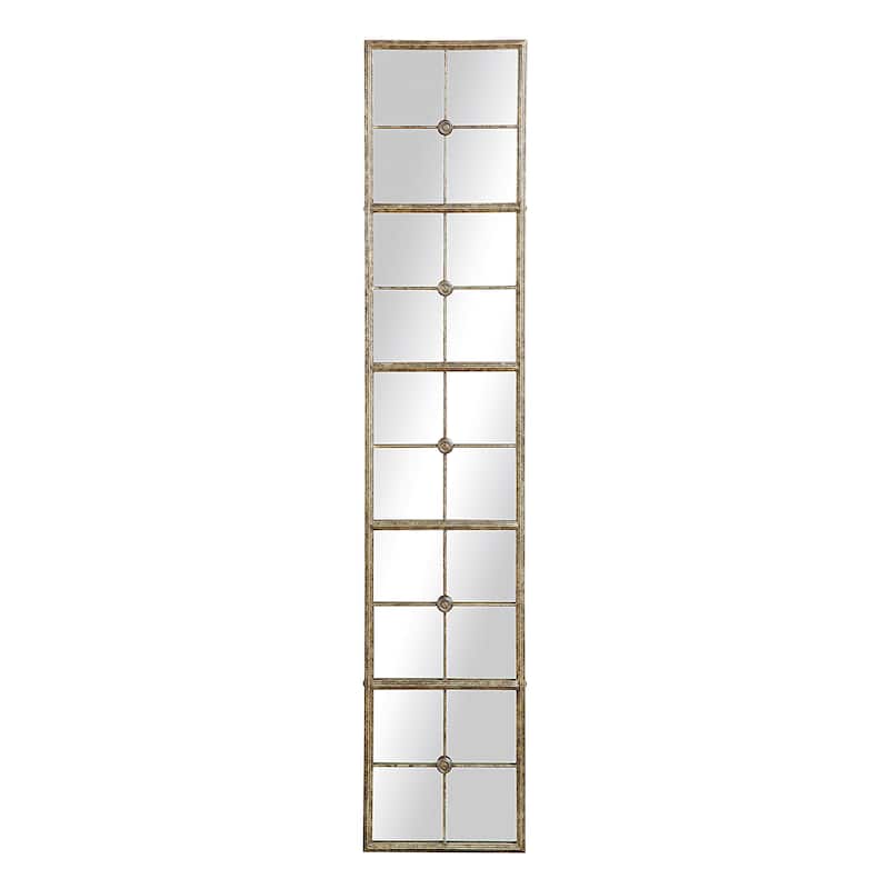 Metal Framed Wall Mirror - Gold Finish