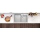 preview thumbnail 8 of 8, Ruvati 33 x 22 inch Drop-in Topmount Kitchen Sink 16 Gauge Stainless Steel 60/40 Double Bowl - RVM5166 - 8' x 11'