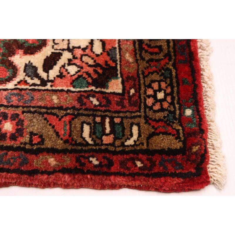 ECARPETGALLERY Hand-knotted Andelz Light Red Wool Rug - 2'9 x 9'1
