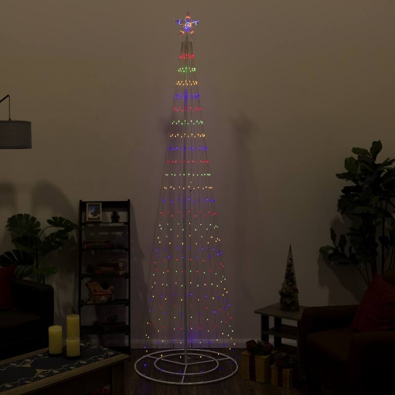 83 Christmas Tree Tower w/ 8 Functions and 300 LED Lights