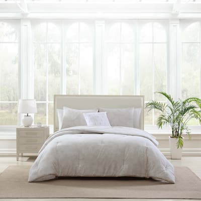 Tommy Bahama Art Of Palms Cotton Beige 8 Piece Bonus Bed Set
