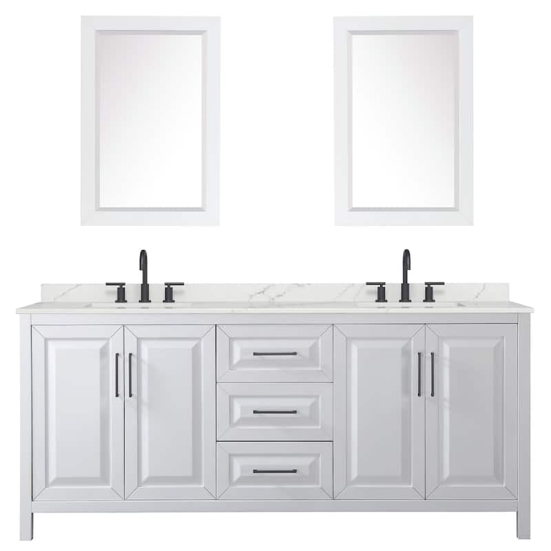 Wyndham Collection WCV252580D-QTZ-US3M24 Daria 80" Free Standing
