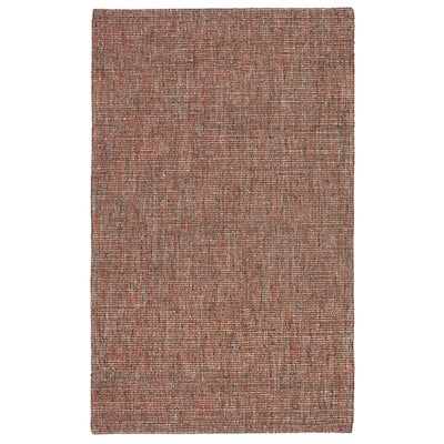 Porch & Den De Baca Natural Solid Wool-blend Area Rug