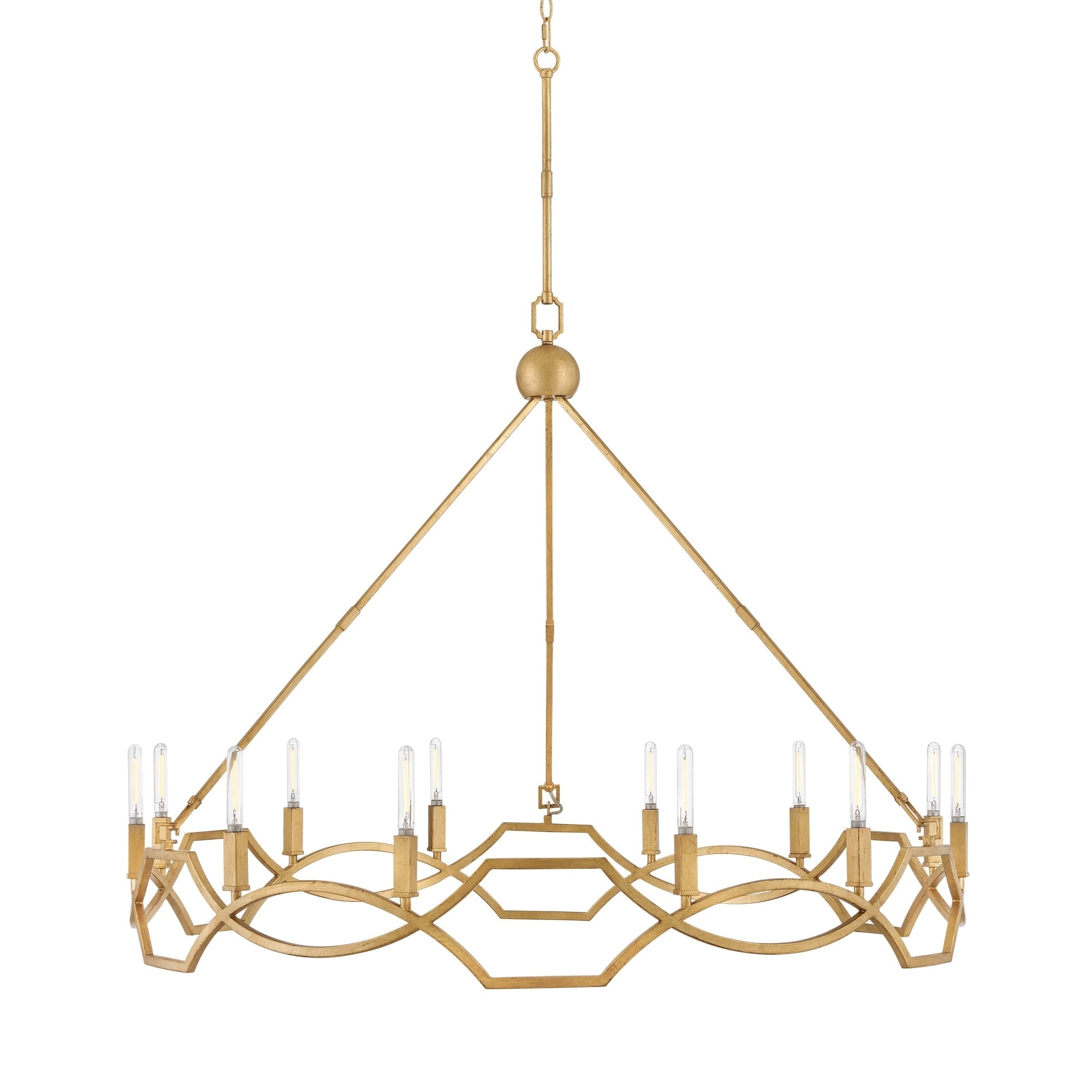 Hinkley Lighting 45786 Leona 12 Light 45" Wide Taper Candle Style