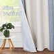 preview thumbnail 8 of 7, DriftAway Cabana Stripe Linen Textured Farmhouse Blackout Window Curtains - 52" Width X 84" Length