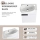 preview thumbnail 53 of 55, Beingnext 16"/23" Bathroom Vanity with Sink, Floating/Freestanding Bathroom Vanity with Soft Close Door