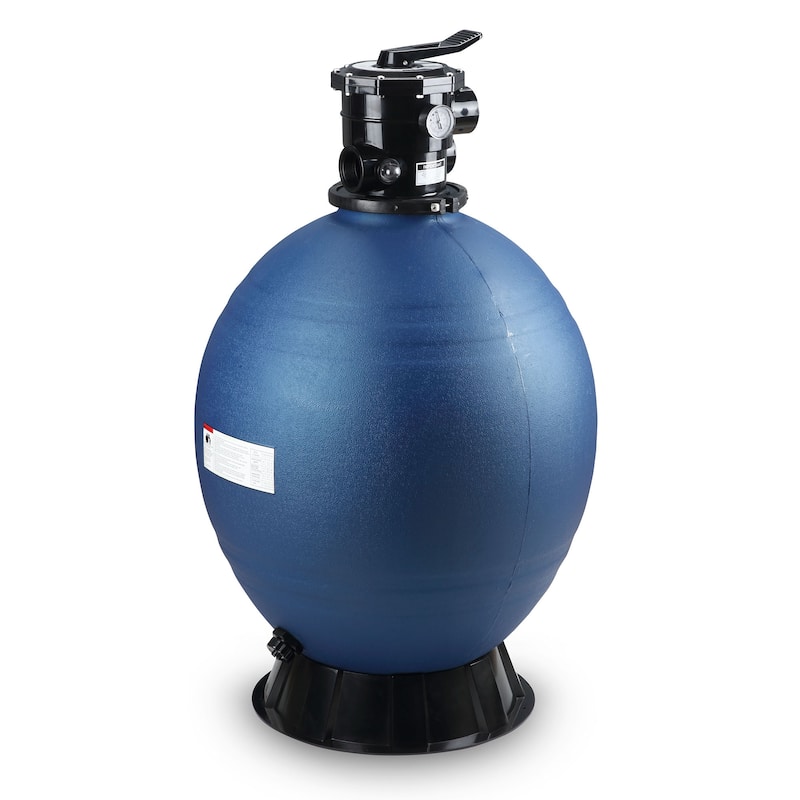 18-Inch Top Mount Swimming Pool Sand Filter with 6-Way Valve - 18"