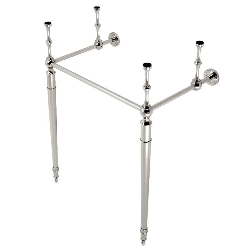 Kingston Brass Edwardian Brass Console Sink Legs - Polished Nickel