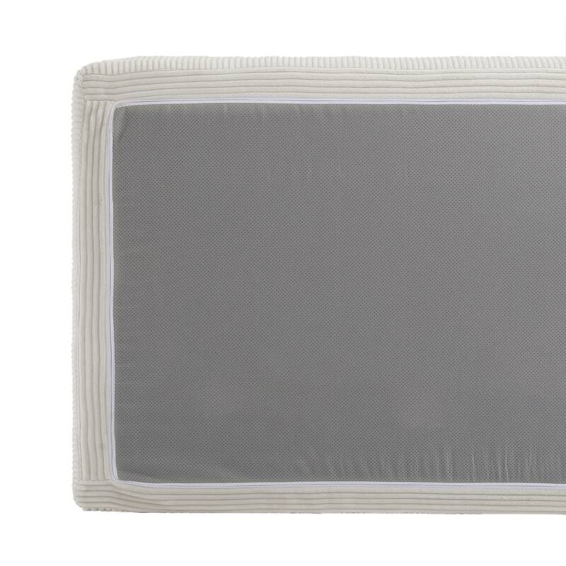 No Assembly Modular Corduroy Sectional Sofa Couch