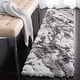 preview thumbnail 138 of 152, SAFAVIEH Horizon Shag Mukades Abstract 2.5-inch Thick Rug 2' x 15' Runner - Grey/Ivory - Runner