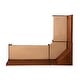 preview thumbnail 4 of 2, Linon Cupcini Beige Microfiber Cushions for Dining Nook Cushions Only