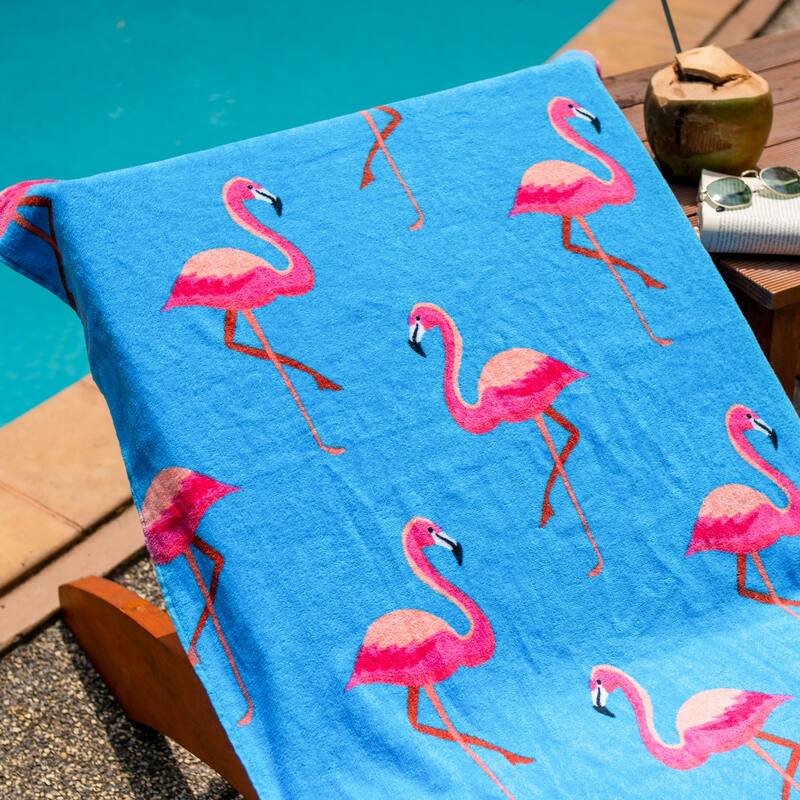 Arkwright Cotton Printed Novelty Beach Towel - 30x60 Inches