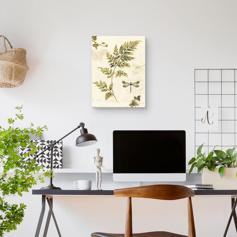 Ivies and Ferns III Canvas Art Print