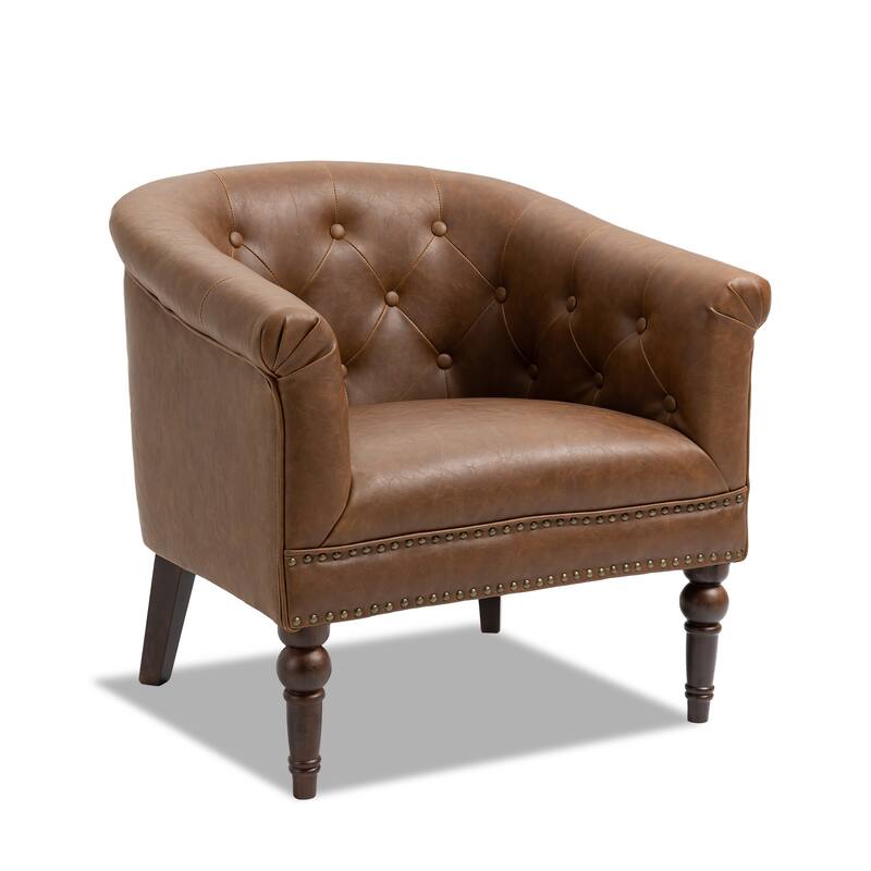 25 " Wide Tufted Accent Chair Armchair