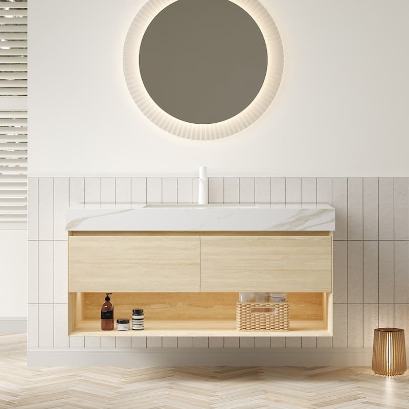 Floating Bathroom Vanity with Sink