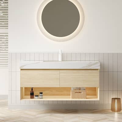 Floating Bathroom Vanity with Sink