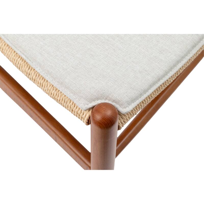 Soild Wood Weave Dining Chair Set of 2