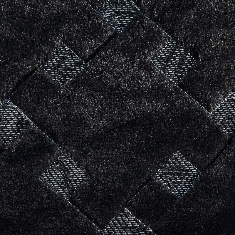 FauxFur Quilted Tatami 4-piece Bedspread Set