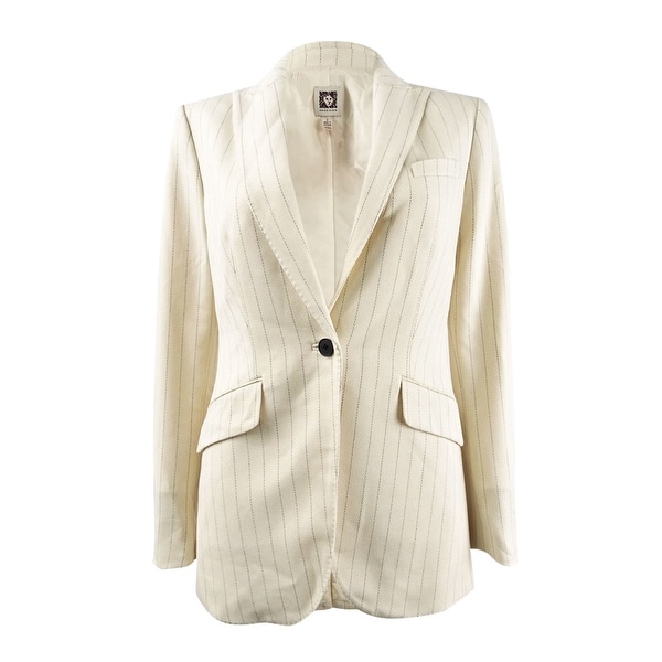 anne klein white jacket