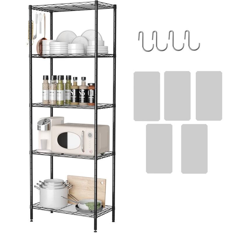 Shelf Liners and Hooks for Kitchen