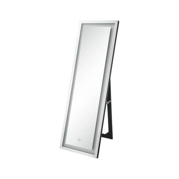ACME Nyoka Floor Mirror with LED in Mirrored Bed Bath & Beyond 31747612