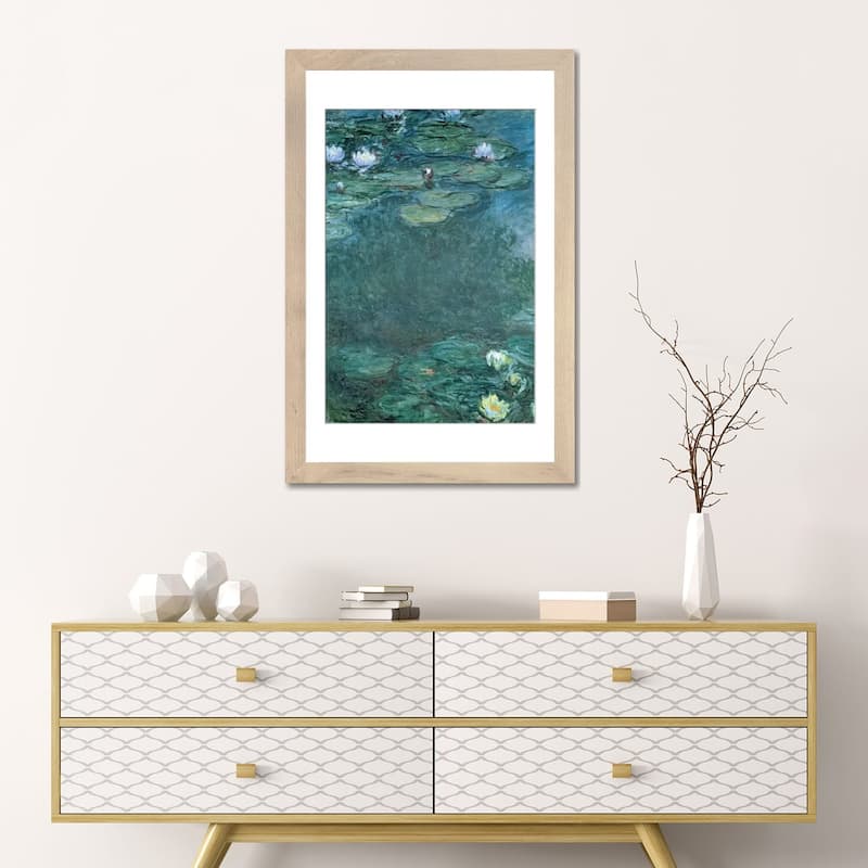 iCanvas "Water-Lilies " by Claude Monet
