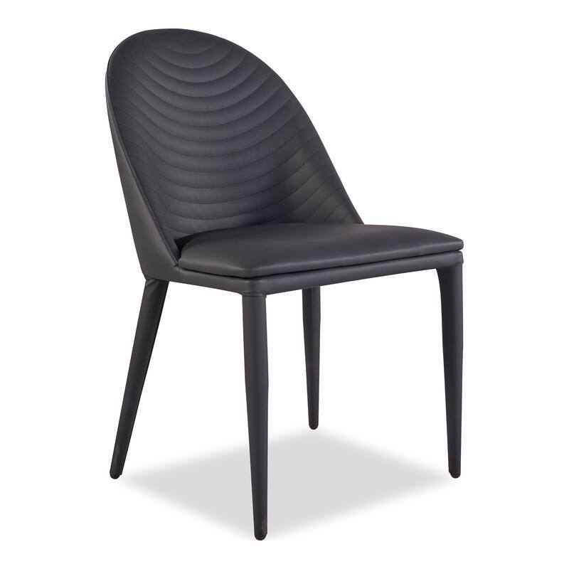 Furniture of America Thalassa Modern Faux Leather Upholstered Side Chair (Set of 2)