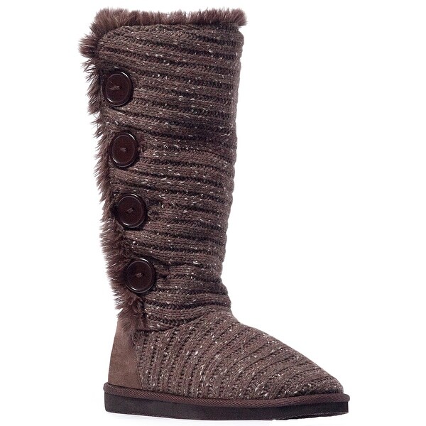 Shop Muk Luks Malena Women S Crotchet Knit Sweater Winter Boots