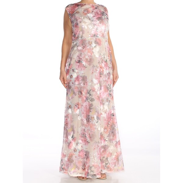 floral mesh gown