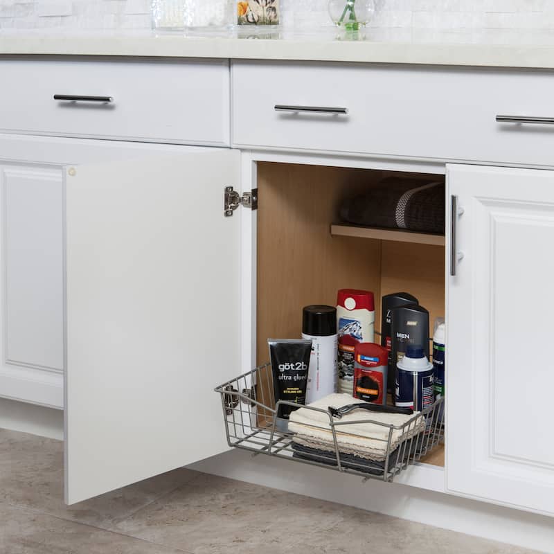 ClosetMaid Nickel-finished Steel Pull-out Cabinet Organizer