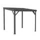 preview thumbnail 4 of 47, Domi Lean to Gazebo, Outdoor Hardtop Wall Mounted Gazebo with Sloping Galvanized Steel Roof
