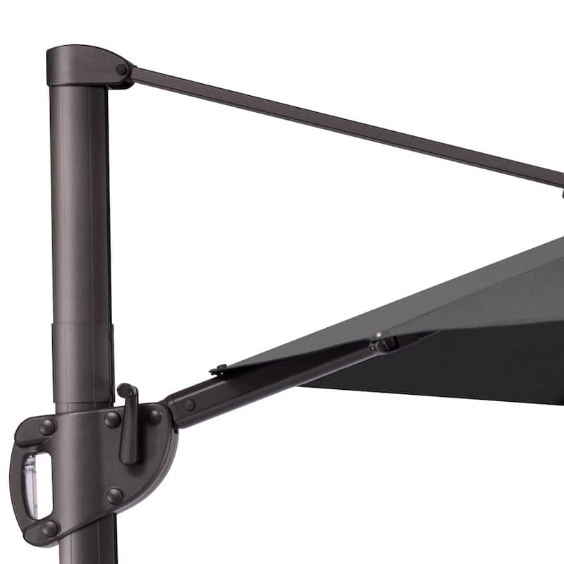 Pellebant Outdoor Round Cantilever Umbrella with Double Top