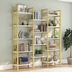 preview thumbnail 10 of 60, Large Triple Wide 5-Shelf Etagere Bookcase