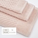 preview thumbnail 122 of 193, Linery & Co. Cotton Diamond Waffle Texture Bath Towels.