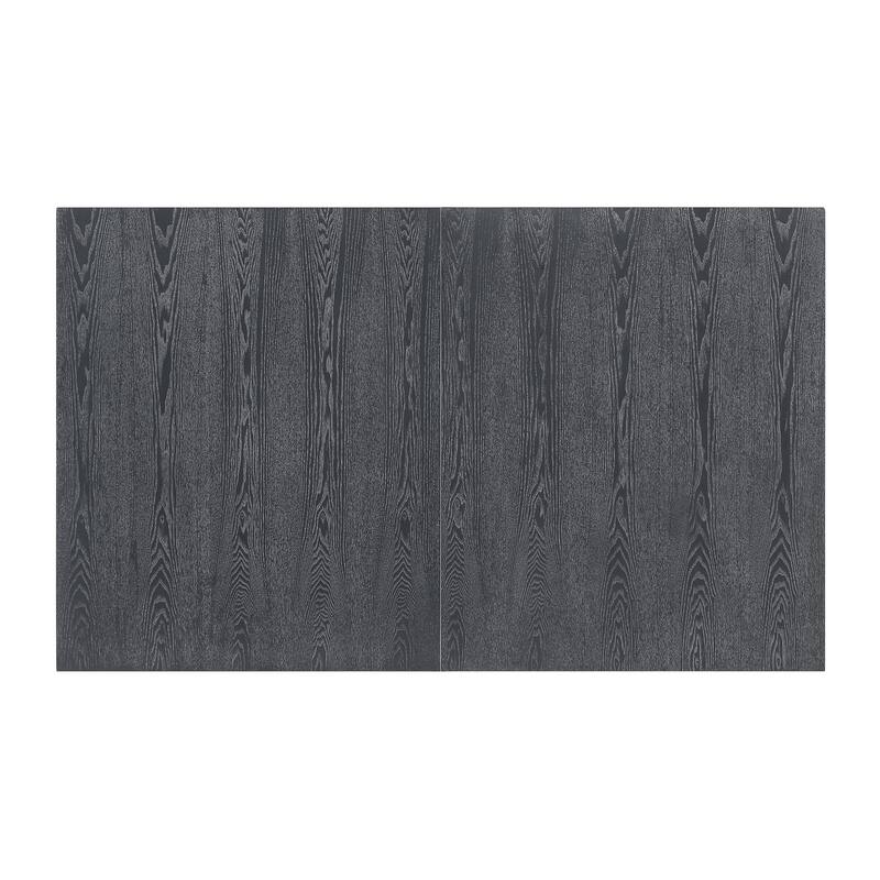 Christopher Knight Home - Rustic Extendable Dining Table with Rubberwood X-Frame Base and Extension Leaf