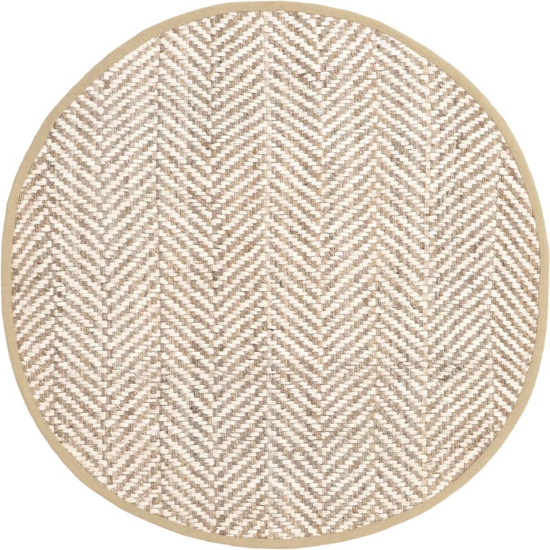 Nuloom Vania Chevron Jute Area Rug