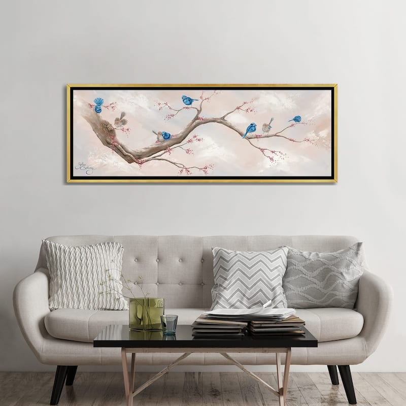 iCanvas "Fairy Wren, Ventures" by Isabella Karolewicz Framed