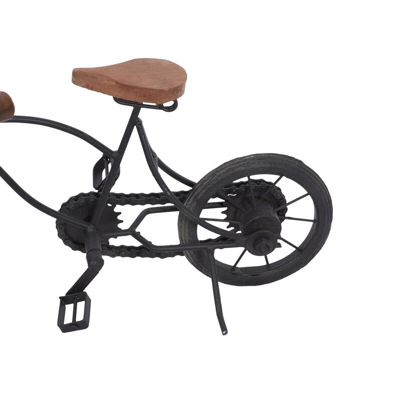 Metal Bike Sculpture - Set of 2 Black - Roche River Decor
