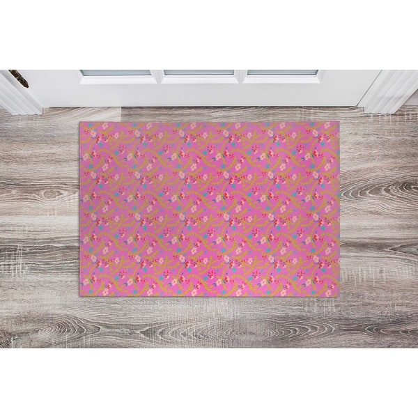 ADELAIDE FLORAL Doormat By Kavka Designs Bed Bath & Beyond 36546702