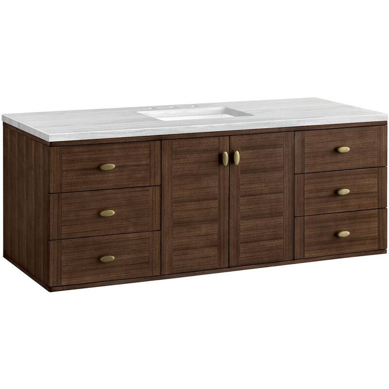 James Martin Vanities 670-V60S-3AF Amberly 60" Free Standing or Wall