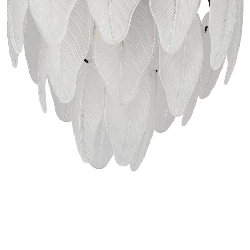 Artcraft Alessia 4-Light Semi Flush Mount - Black Finish