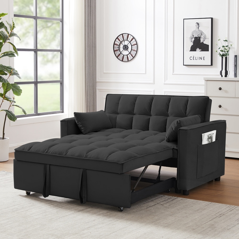 Black outlet small loveseat
