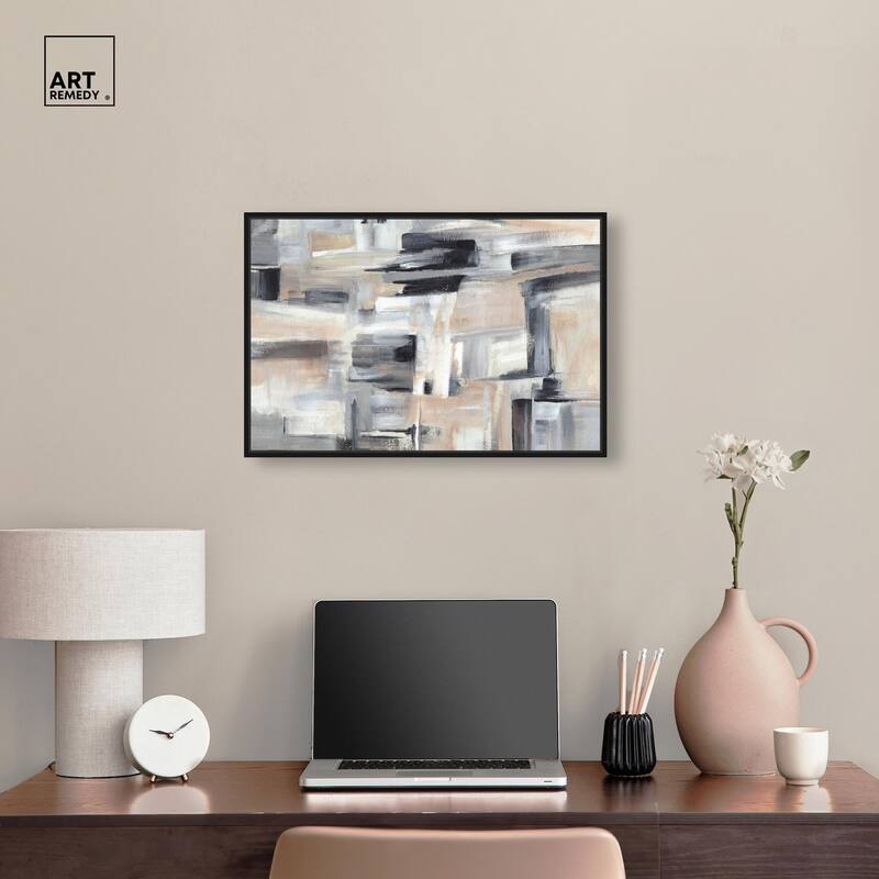 Neutral Nirvana Canvas by Art Remedy