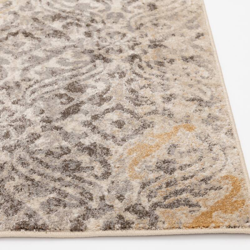 Loomaknoti Mendez Ottilie Gray Area Rug