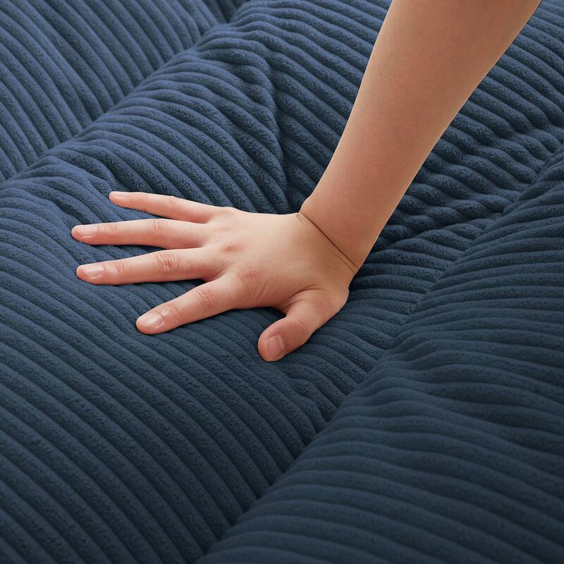 Cordury Armless Futon Sofa Bed