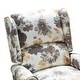 preview thumbnail 13 of 100, Olympus Upholstered Classic Manual Wingback Recliner with Spindle Legs by HULALA HOME