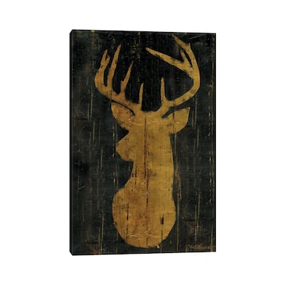 iCanvas "Rustic Lodge Animals Deer Head" by Marie Elaine Cusson Canvas Print