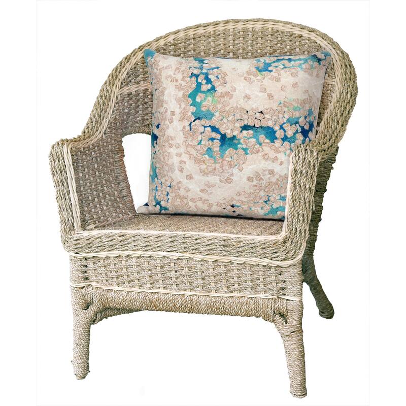 Liora Manne Visions III Elements Indoor/Outdoor Pillow Cool 20" Square